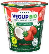 Glutenfritt jordgubbe-kokosprodukt BIO 140 g - VEGUP BIO